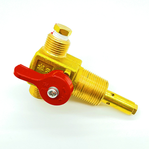 Válvula dispensadora de presión de cilindro QF-T1Z CNG con dispositivo limitador de flujo