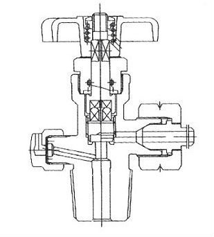 Válvula de cilindro de gas natural de latón de alta presión QF-5T para vehículo 