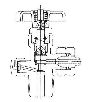 Válvula de cilindro de gas natural GNC de latón QF-6T para vehículo